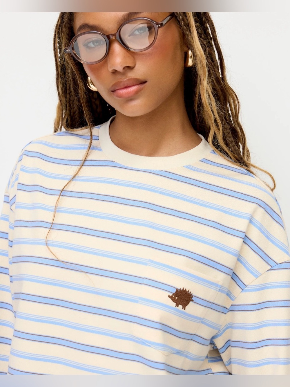 NWT - Cider Striped Jersey Long Sleeved Tee